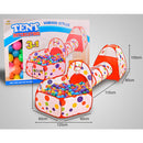 Tenda Tunnel e Box 3 in 1 con 25 Palline colorate per Bambini