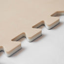 Tappeto Puzzle per Bambini Effetto Legno 4 Pezzi 60x60 cm Teak