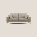 Divano 2 Posti 166x95x91 cm in Tessuto Beige