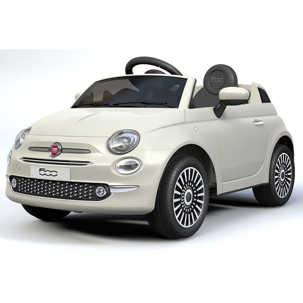 online Voiture électrique pour enfants 12V avec permis Fiat 500 blanc