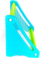 Porta da Calcio per Bambini 11,5x70,5x42 cm Azzurra e Verde