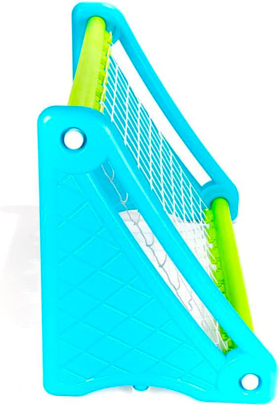 Porta da Calcio per Bambini 11,5x70,5x42 cm Azzurra e Verde