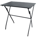 Tavolo Pieghevole da Giardino 78x48,5x74 cm in Metallo e HDPE Antracite