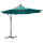 Parasol de Jardin Décentralisé Ø2,95m à Led Energie Solaire Verte