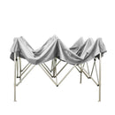 Tetto di Ricambio Impermeabile per Gazebo 2x2 m Market in Tessuto Oxford Bianco   