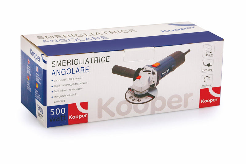 Smerigliatrice Angolare 500W Kooper Faidatè
