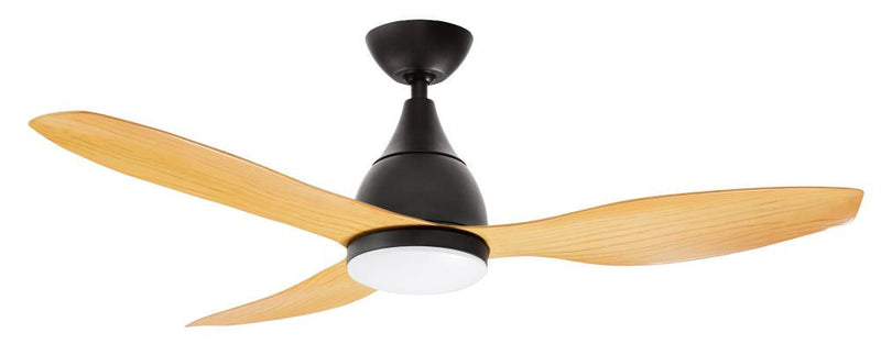 Ventilatore da Soffitto con 3 Pale e LED Ø130 cm 5 Velocità Martec Vantage Legno