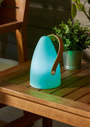 Lampada tavolo da Esterno a LED in Plastica Bianco