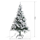 Albero di Natale Artificiale 150 cm con LED Verde 
