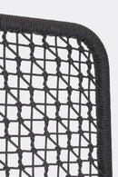 Paravento da Esterno 120x50x150h cm in Alluminio e PP Babilo Antracite e Nero 