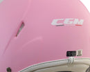 Casco Demi-Jet per Bambini Visiera Lunga CGM Magic Mono 205A Rosa Opaco Varie Misure