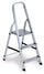 Tabouret Echelle Pliant en Aluminium 3 Marches Fadi Everest Argent