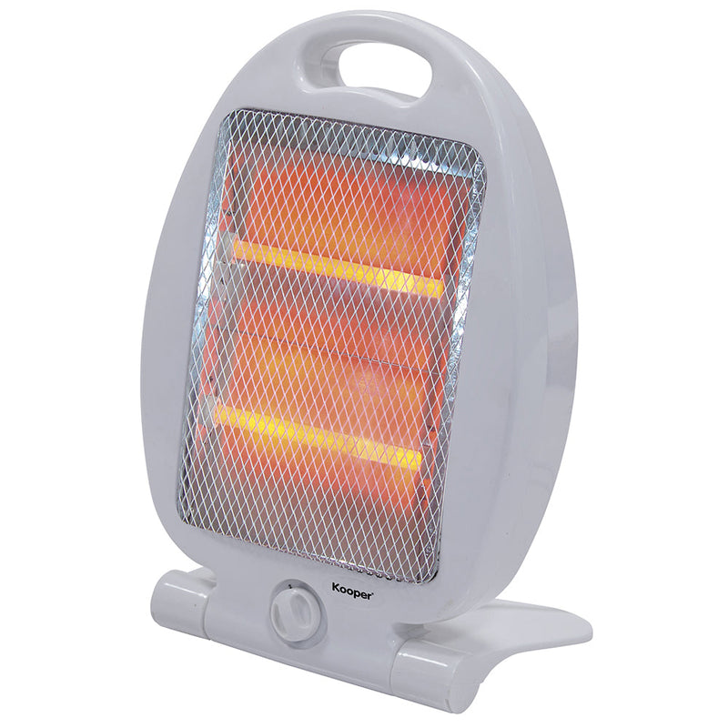 Stufa Alogena 800W 2 Elementi Kooper Thermo Bianca