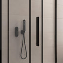 Box Doccia Angolare 70x160 cm 2 Ante Scorrevoli in Cristallo Trasparente Bonussi Eliane Varie Misure