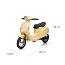 Moto Elettrica per Bambini Moto Deluxe 24V Crema  
