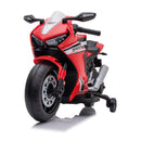 Moto Elettrica per Bambini con Licenza Honda CBR 1000RR 12V Velocità 4km/h Rossa    