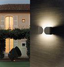 Applique da Esterno a LED 12W Sovil Gaia Marrone