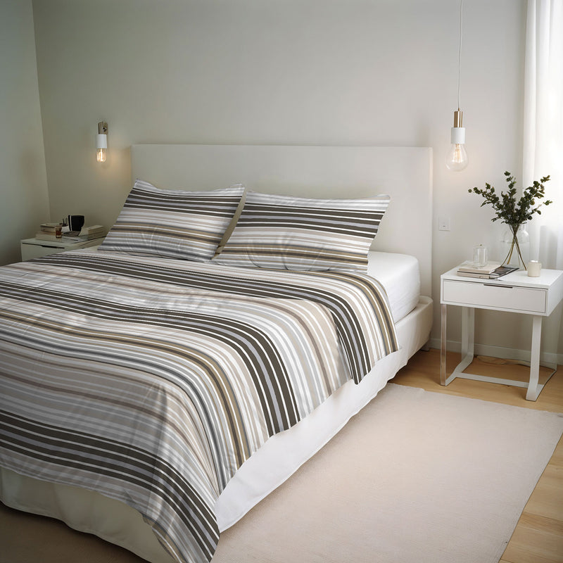 Copripiumino con Stampa sul Sacco e Federe Linea River Tigri Varie Misure