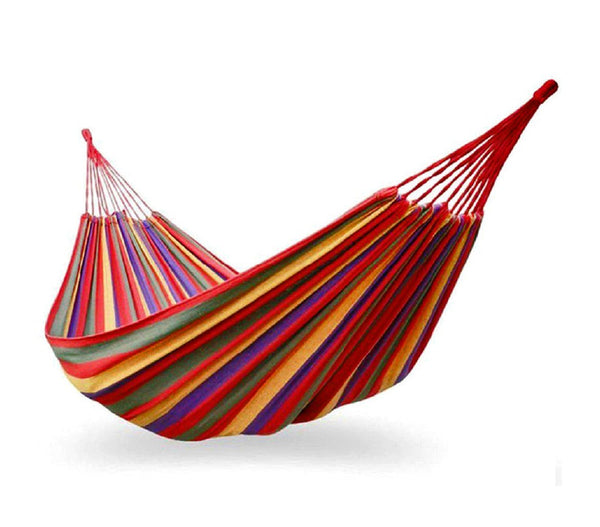 prezzo Hamac de jardin 200x80 cm en coton coloré avec sac