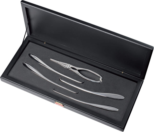 sconto Set Pinces et 4 Stilettos pour Coquillages Homard en Acier Inoxydable Alexander