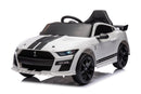 Macchina Elettrica per Bambini Licenza Ufficiale Ford Mustang Shelby Telecomandata 10,8V 3,1Ah Bianco      