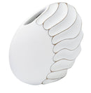 Vaso Lines 34x24,5x11,5 cm in Poliresina Bianco