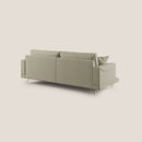 Divano 2 Posti 178x88x93 cm in Tessuto Panna