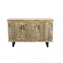 Mobile Benson 135x45x83 h cm in Legno Marrone