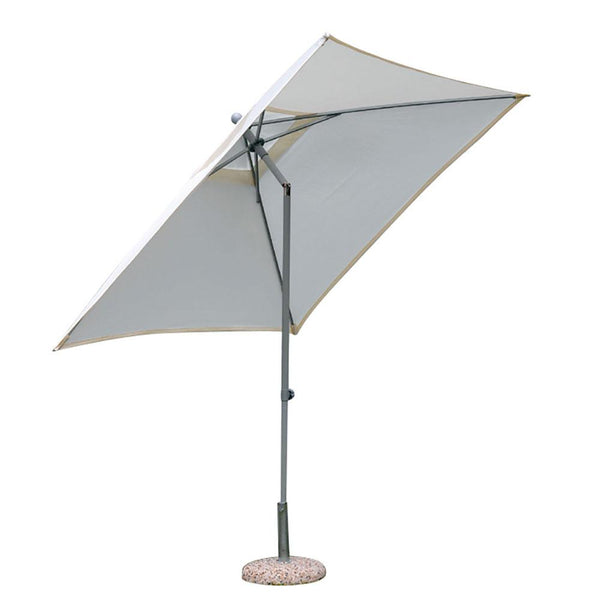 online Parasol de jardin 2,2x2,2 m Mât Ø38 mm en Aluminium Joint Vorghini Blanc et Ecru