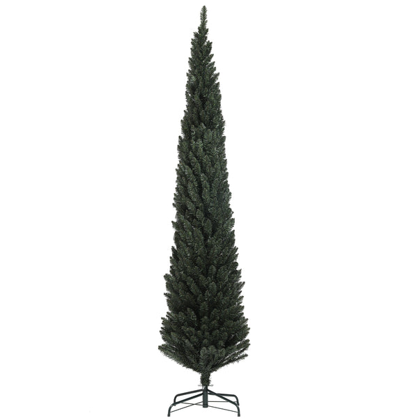 prezzo Albero di Natale Artificiale 225 cm 538 Rami Slim Salvaspazio Verde