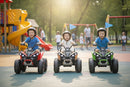 Quad Elettrico per Bambini ATV Safari Gold 24V con Telecomando Verde