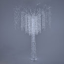 Albero di Natale Luminoso con 2272 Led Bianco H300cm Cristallo