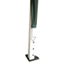 Gazebo da Giardino 3x3m in Acciaio Pieghevole Tessuto Oxford Verde 