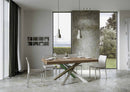 Tavolo Allungabile 200-304x90x77 cm Volantis Quercia Natura Telaio 4A 