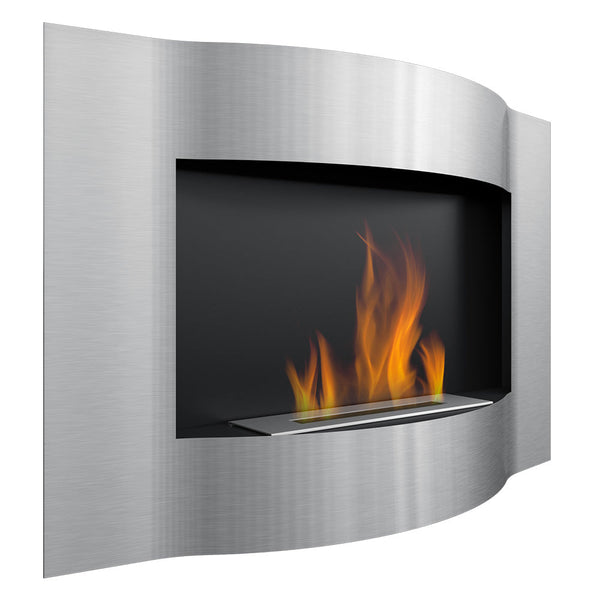 Cheminée Bioéthanol Murale 100x65 cm Flig Dallas sconto
