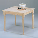 Tavolo Quadrato 80x80x75 cm in Legno di Massello Fumer Country
