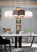 Lampada a Sospensione da Interno  E27 in Tessuto Multicolor