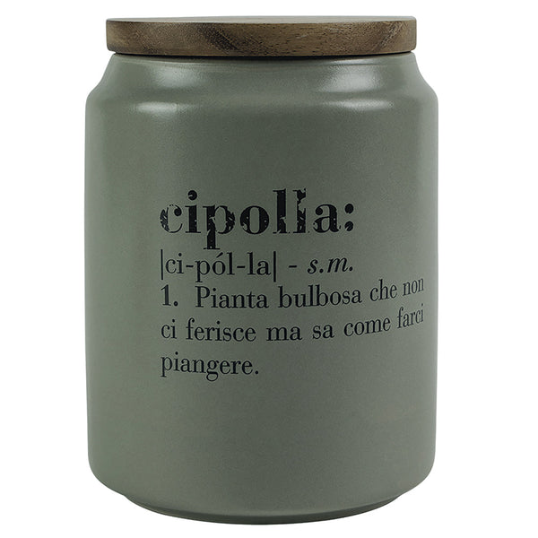 Pot à oignons 800 ml en gres VdE Tivoli 1996 Gris sconto