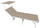 Bain de Soleil de Jardin Pliable 180x61x46 cm en Aluminium Taupe