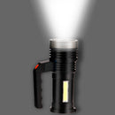 Torcia LED Portatile con Ricarica Solare e USB Impermeabile