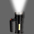 Torcia LED Portatile con Ricarica Solare e USB Impermeabile