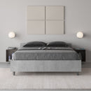 Letto Matrimoniale Francese Nuamo Grigio Varie Misure
