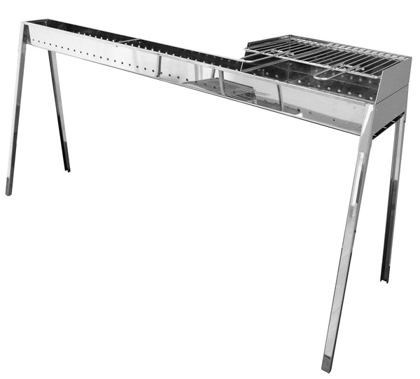 Arrosticini Cuisinière à Charbon 120 cm avec Barbecue Lisa Luxury Milano Grill 80+40 acquista