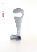 Appendiabiti Porta Abiti da Esterno 43x116 cm con Scomparto per Scarpe in Resina Arkema Pisolo Bianco