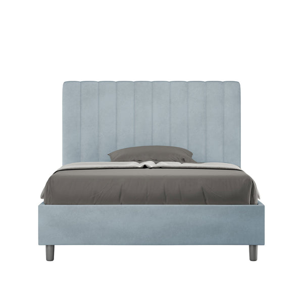 sconto Letto 1 Piazza e Mezzo Agueda Azzurro Varie Misure