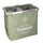 Panier à linge pliable double en tissu de sac vert cm 54x34,5xh50,5