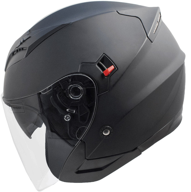 Casco Demi-Jet per Scooter Visiera Lunga SKA-P 1 PH Bolt Nero Gommato