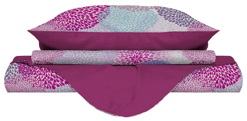 Copripiumino con stampa sul Sacco e Federe Doubleface Soffioni