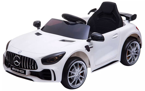 prezzo Voiture Porteuse Electrique 12V Mercedes GTR AMG Blanc