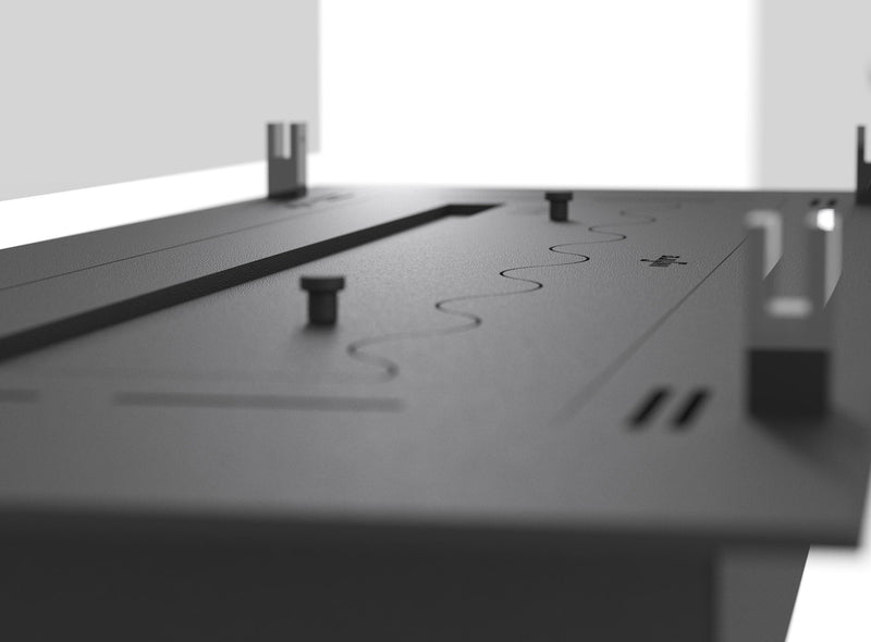 Bruciatore a Bioetanolo da Incasso 120x32x15 cm Insert Slim 1200 Nero con Vetro